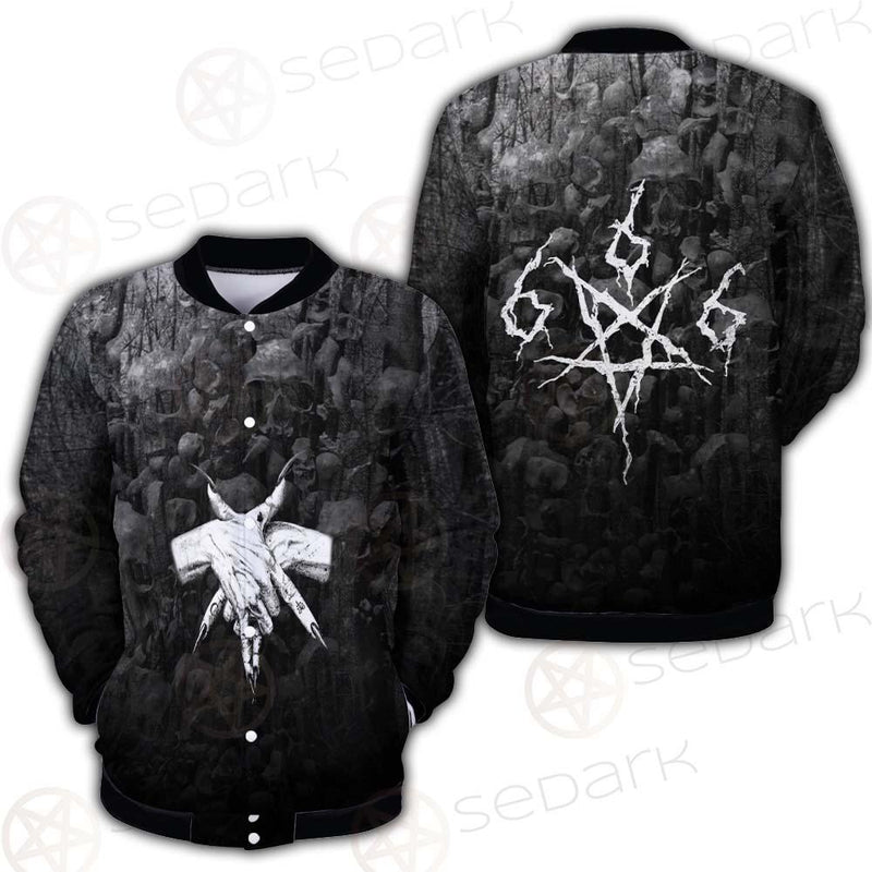 Satan 666 Black SED-0456 Button Jacket