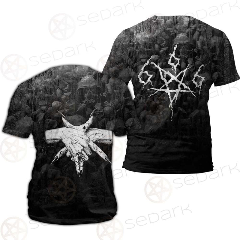 Satan 666 Black SED-0456 Unisex T-shirt