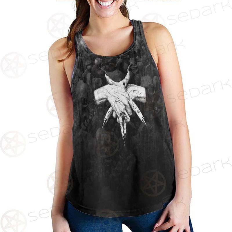 Satan 666 Black SED-0456 Women Tank Top