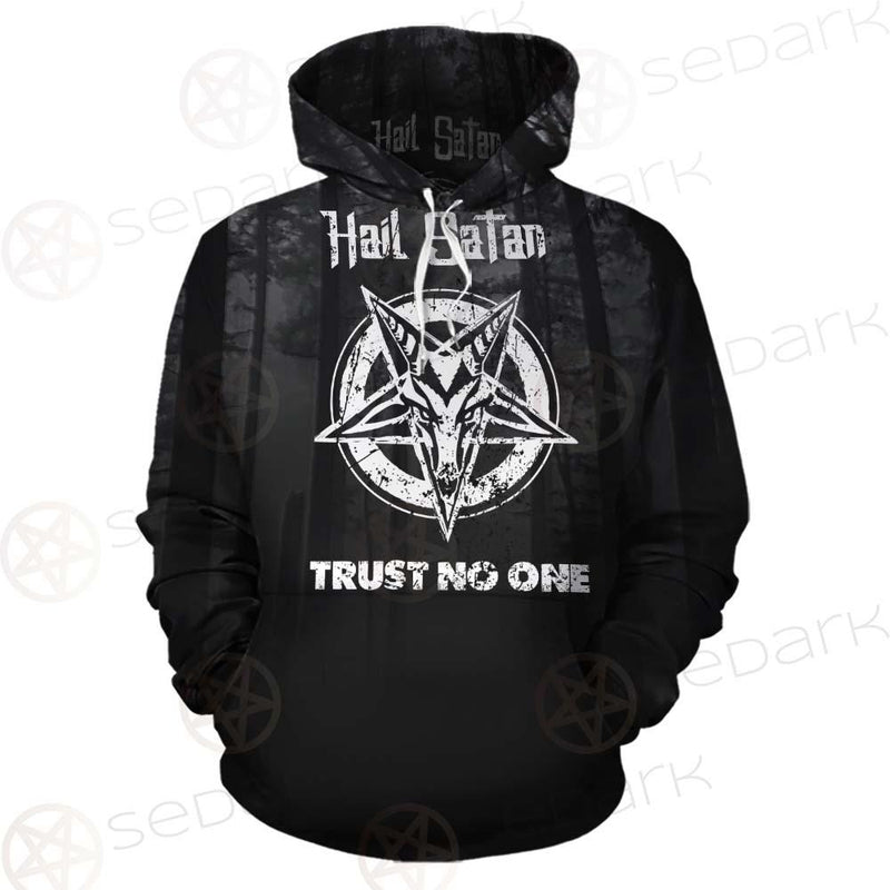 Hail Satan Trust No One SED-0457 Hoodie & Zip Hoodie