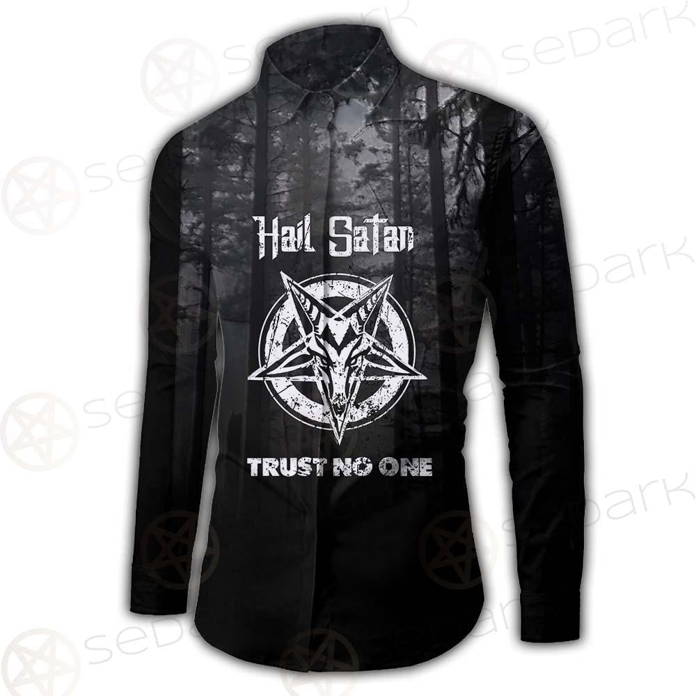 Hail Satan Trust No One SED-0457 Shirt Allover