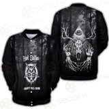Hail Satan Trust No One SED-0457 Button Jacket