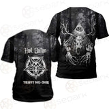 Hail Satan Trust No One SED-0457 Unisex T-shirt
