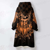 Viking Symbol SED-0459 Oversized Sherpa Blanket Hoodie