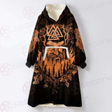 Viking Symbol SED-0459 Oversized Sherpa Blanket Hoodie