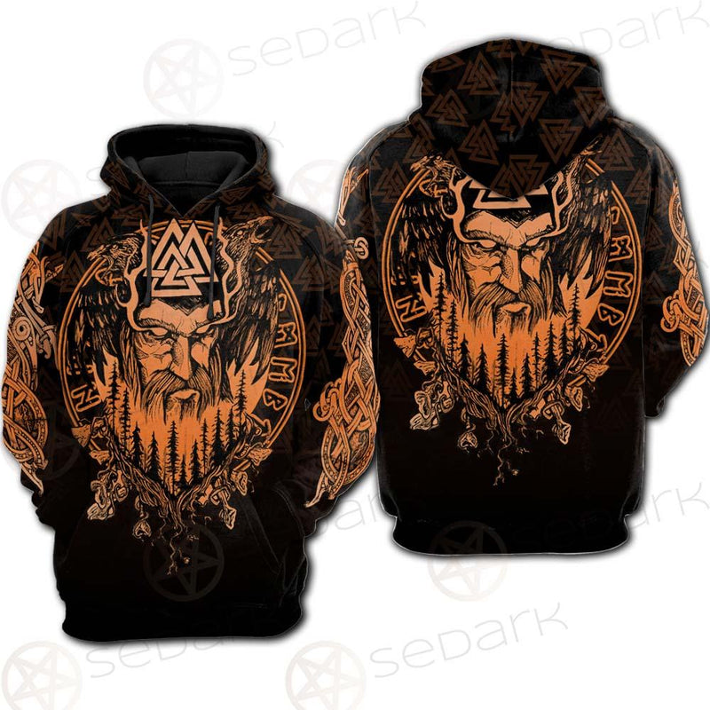 Viking Symbol SED-0459 Hoodie & Zip Hoodie Raglan
