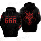 Team Satan 666 SED-0460 Hoodie & Zip Hoodie Raglan