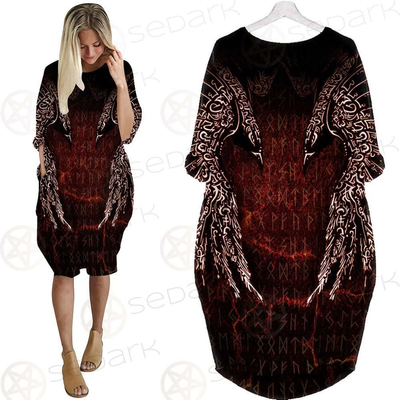 Viking Wings SED-0461 Batwing Pocket Dress