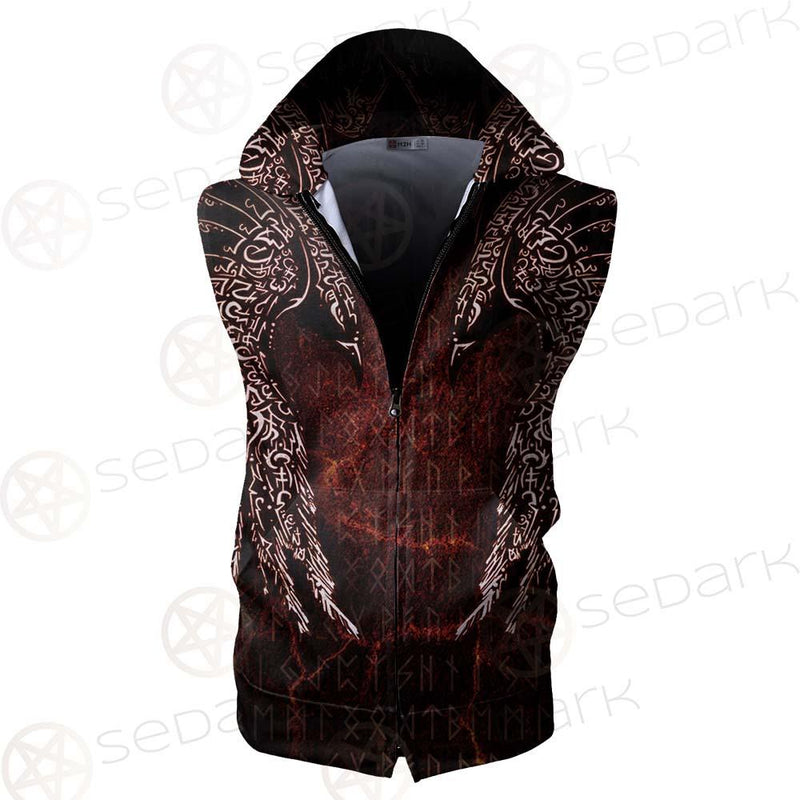 Viking Wings SED-0461 Zip Sleeveless Hoodie