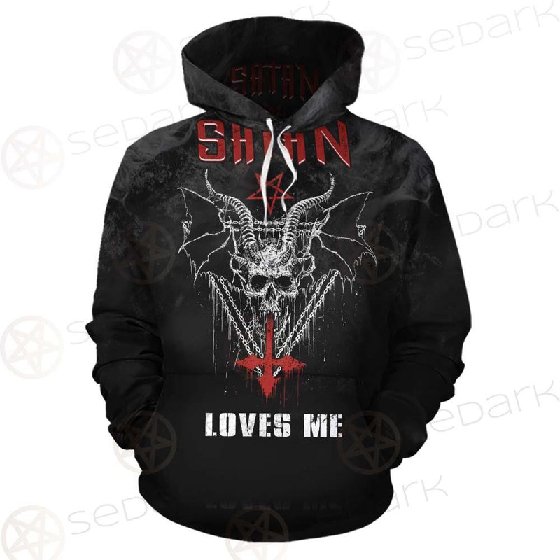 Satan Loves Me SED-0462 Hoodie & Zip Hoodie