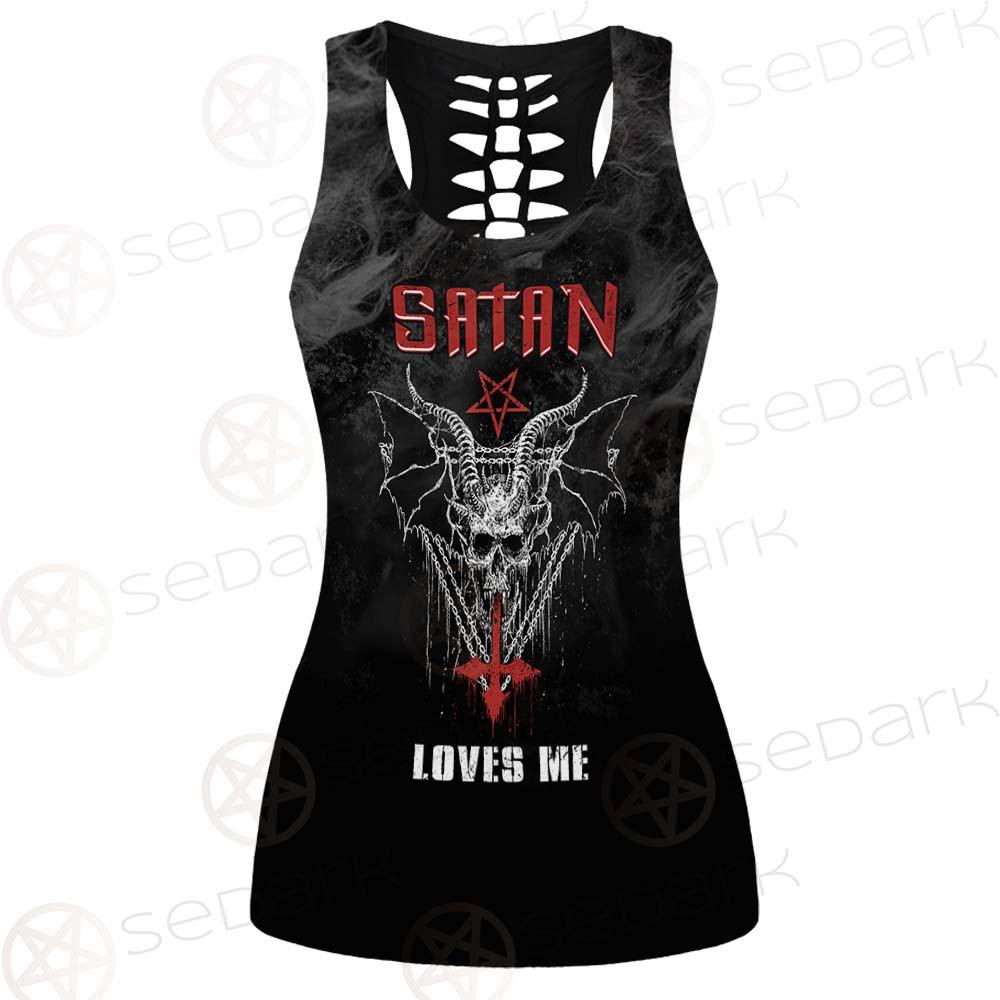 Satan Loves Me SED-0462 Women Tank Top
