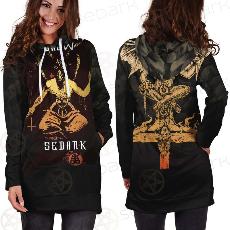 The Baphomet'S Brew SED-0463 Hoodie Dress