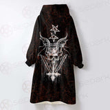 Satan Red SED-0465 Oversized Sherpa Blanket Hoodie