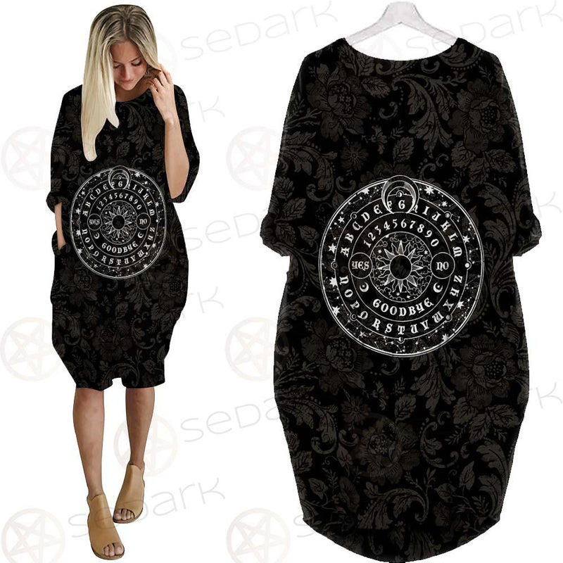 Gothic Ouija Board SED-0466 Batwing Pocket Dress
