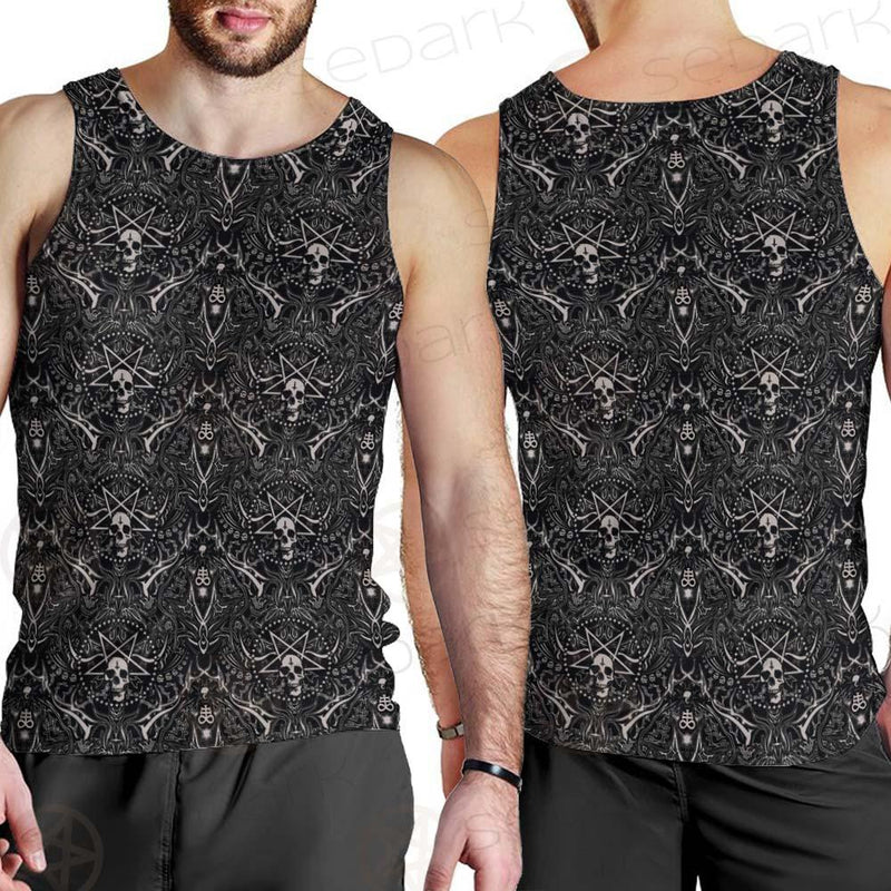 Satan Pattern SED-0467 Men Tank-tops