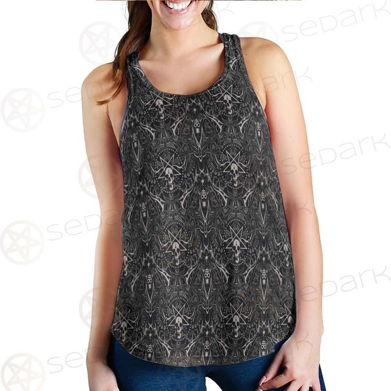 Satan Pattern SED-0467 Women Tank Top