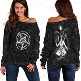 Sigil Of Baphomet SED-0468 Off Shoulder Sweaters
