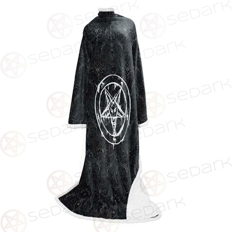 Sigil Of Baphomet SED-0468 Sleeved Blanket