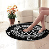 Occult Sigil Of Lucifer SED-0469 Round Carpet