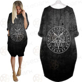 Sigil Of Satan Symbol SED-0470 Batwing Pocket Dress
