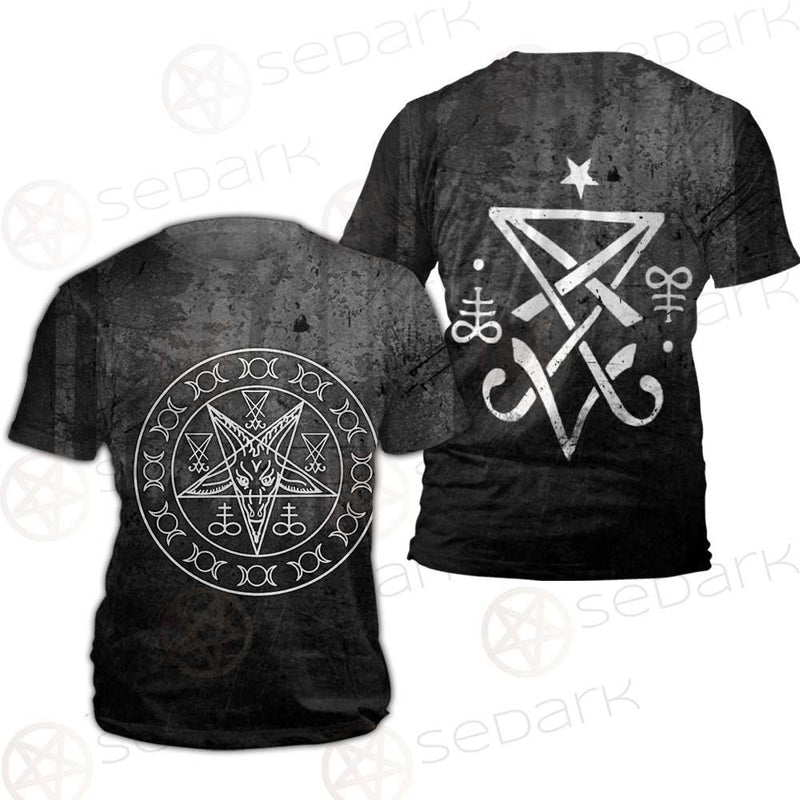 Sigil Of Satan Symbol SED-0470 Unisex T-shirt