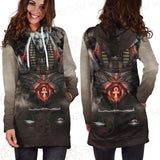 Gothic Anubis SED-0472 Hoodie Dress