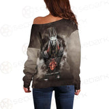 Gothic Anubis SED-0472 Off Shoulder Sweaters