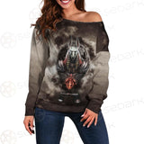 Gothic Anubis SED-0472 Off Shoulder Sweaters