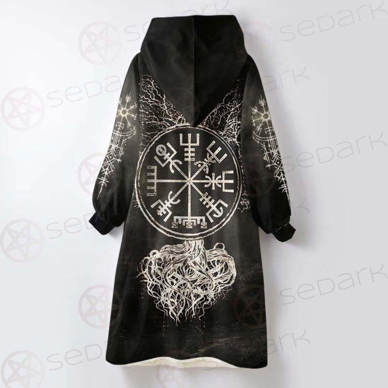 Viking Tree Of Life SED-0473 Oversized Sherpa Blanket Hoodie