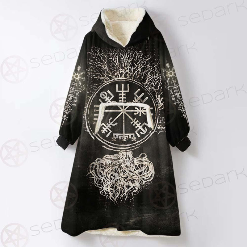 Viking Tree Of Life SED-0473 Oversized Sherpa Blanket Hoodie