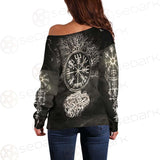 Viking Tree Of Life SED-0473 Off Shoulder Sweaters