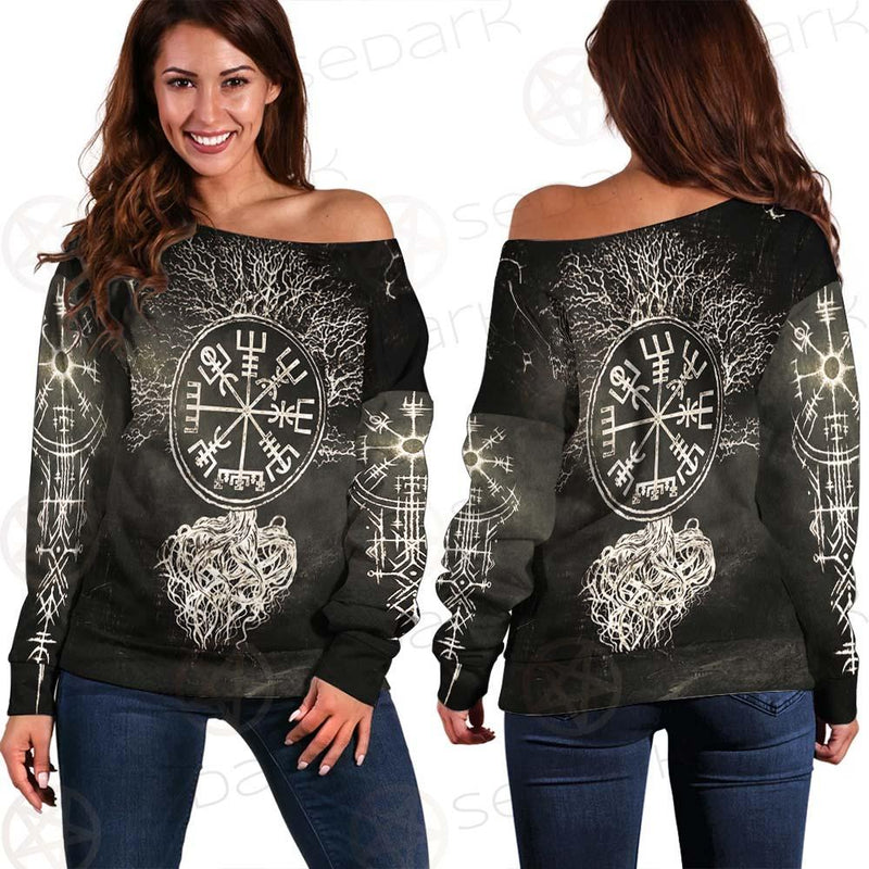 Viking Tree Of Life SED-0473 Off Shoulder Sweaters