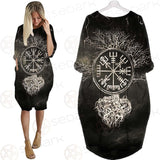 Viking Tree Of Life SED-0473 Batwing Pocket Dress