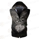 Viking Tree Of Life SED-0473 Zip Sleeveless Hoodie