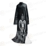 Sigil Of Baphomet 666 SED-0475 Sleeved Blanket