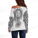 Viking Symbol SED-0476 Off Shoulder Sweaters