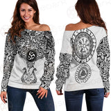 Viking Symbol SED-0476 Off Shoulder Sweaters