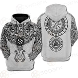 Viking Symbol SED-0476 Hoodie & Zip Hoodie Raglan