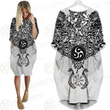 Viking Symbol SED-0476 Batwing Pocket Dress