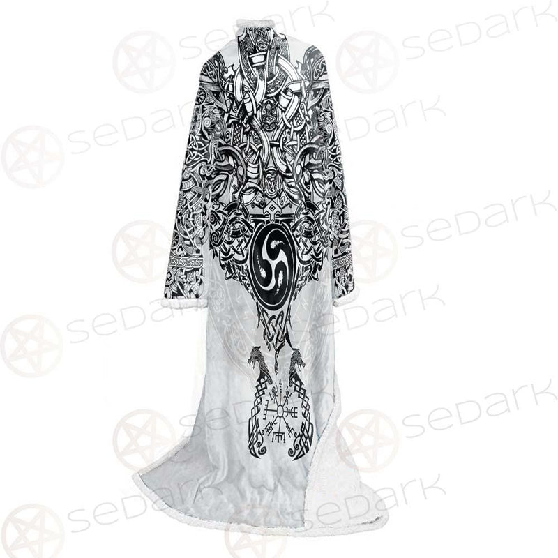 Viking Symbol SED-0476 Sleeved Blanket