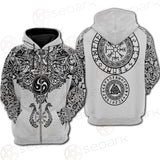 Viking Symbol SED-0476 Hoodie & Zip Hoodie Raglan