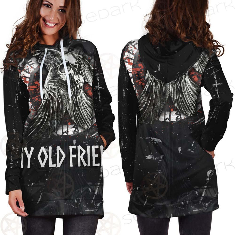 Viking - My Old Friend SED-0477 Hoodie Dress