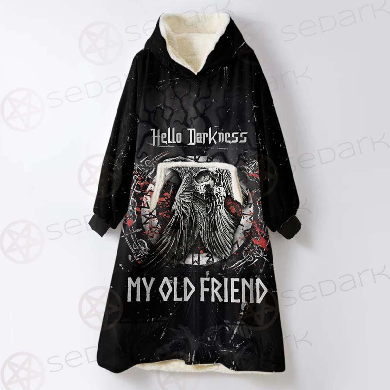 Viking - My Old Friend SED-0477 Oversized Sherpa Blanket Hoodie