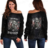 Viking - My Old Friend SED-0477 Off Shoulder Sweaters