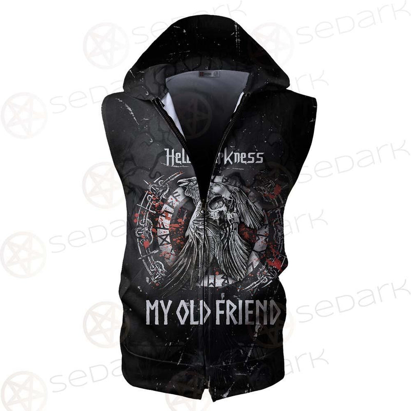 Viking - My Old Friend SED-0477 Zip Sleeveless Hoodie