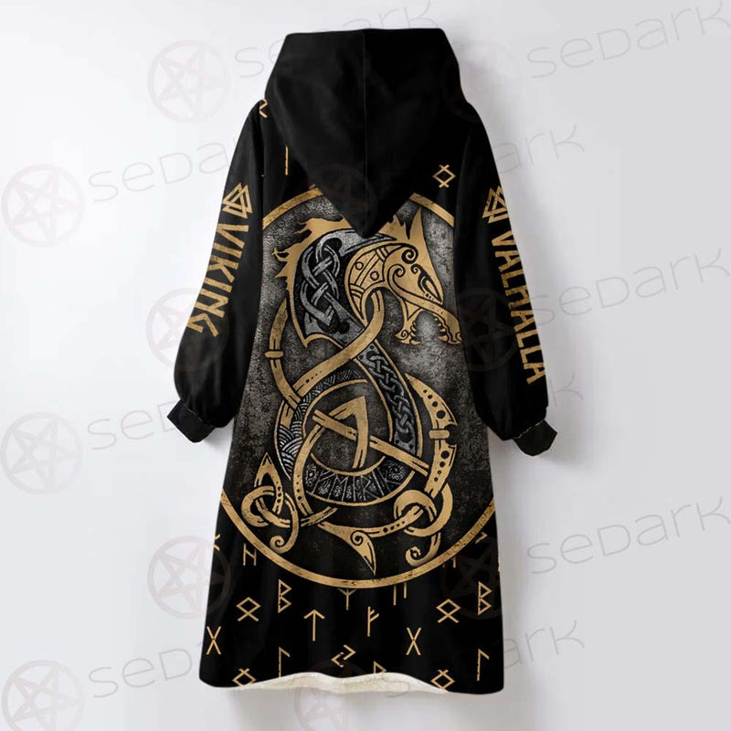 Viking Valhalla SED-0478 Oversized Sherpa Blanket Hoodie