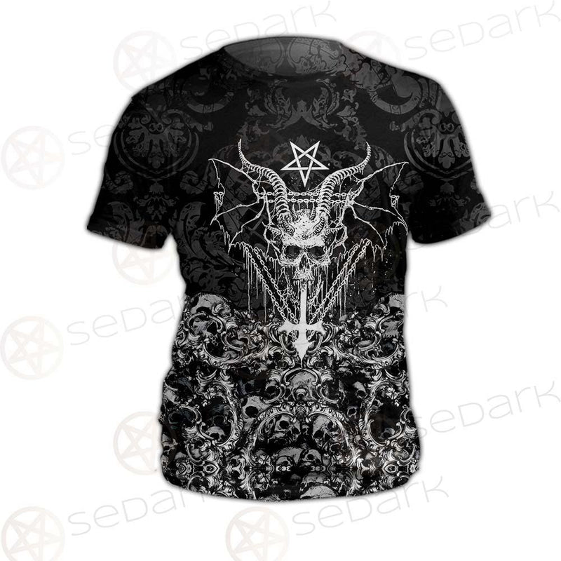 Skull Sigil Of Baphomet SED-0480 Unisex T-shirt