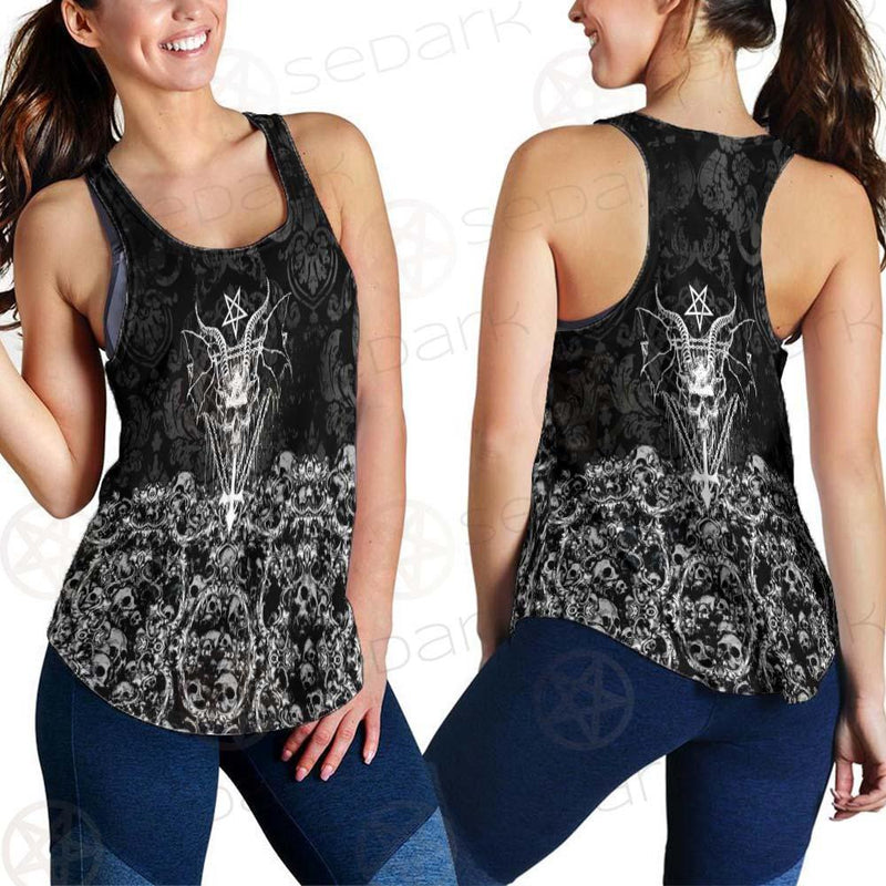Skull Sigil Of Baphomet SED-0480 Women Tank Top