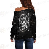 Avete Omnes Satanam SED-0481 Off Shoulder Sweaters