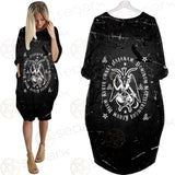 Avete Omnes Satanam SED-0481 Batwing Pocket Dress